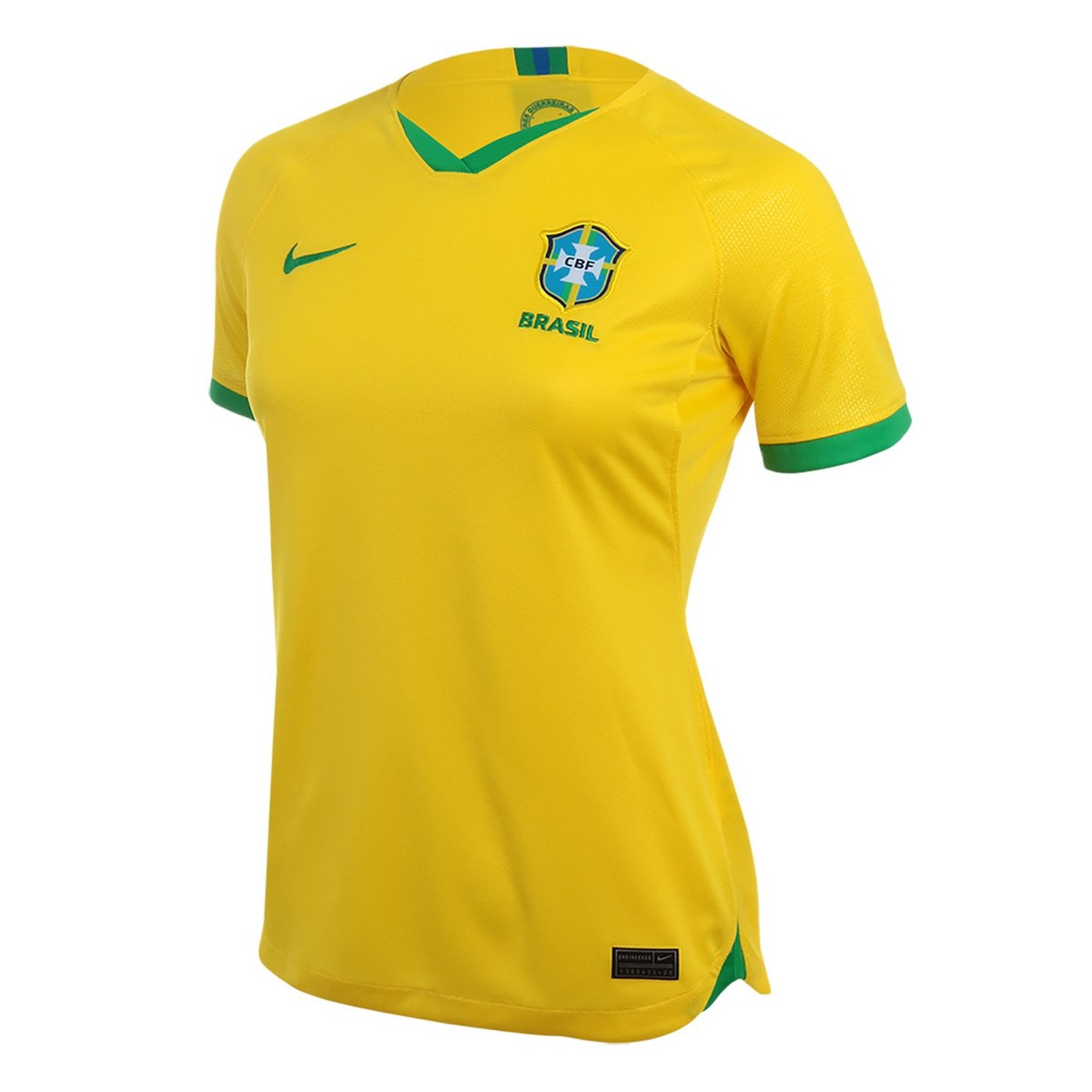 Camisa Feminina Brasil 2020 cor Azul - Nike