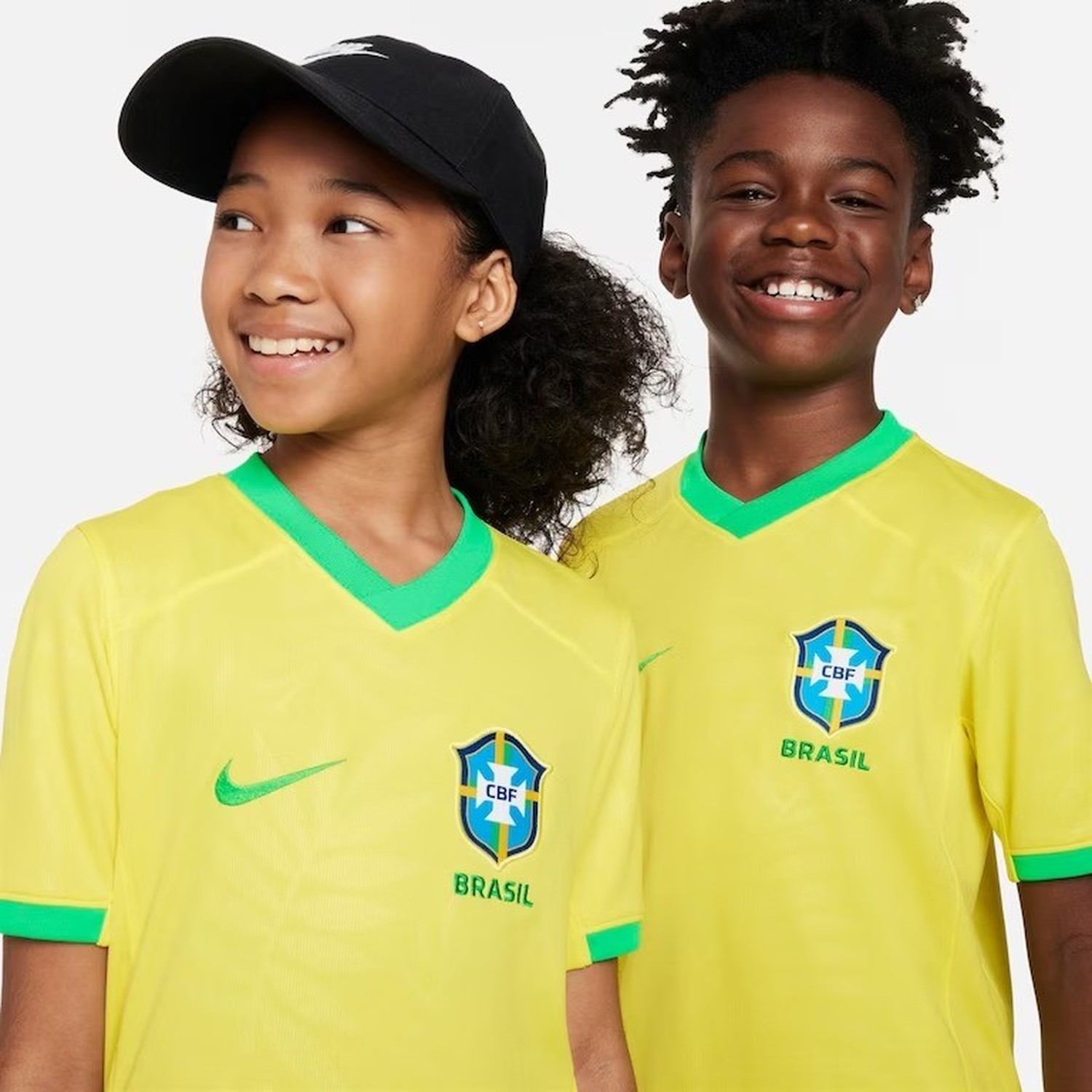Camisa Brasil I 2023/24 Oficial Infantil - Grandes Torcidas