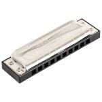Gaita Diatônica Blues Frisson PRO20 Cromada 20 Vozes Com Case
