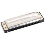 Gaita Diatônica Blues Toadstone PRO50 Cromada 20 Vozes Com Case
