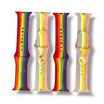 Pulseira Apple Watch Silicone Arco-íris 38 / 40 MM