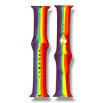 Pulseira Apple Watch Silicone Arco-íris 38 / 40 MM