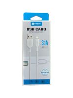 Cabo USB P/ Lightning 3.1A 1M SS-A1I6 Branco Sumexr