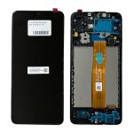 Frontal Tela Samsung A02 IPS LCD KIGX C- Aro