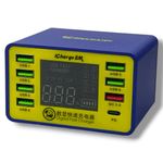 Fonte Carregador Digital 8 Portas USB iCharge 8M 50W Mechanic