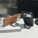 Capa Couro MagSafe Giratório iPhone 14 Pro Max