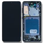 Frontal Tela Samsung S21 Amoled Rewa C-Aro Cinza