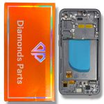Frontal Tela Samsung S23 FE Oled Diamond C- Aro
