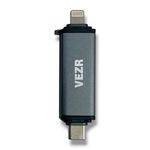 Adaptador OTG USB-C / LIGHTNING / SD Vezr