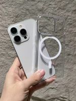 Capa Premium Transparente MagSafe Apple