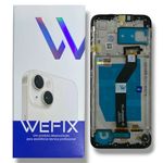 Frontal Tela Motorola Moto G8 Power Lite IPS LCD Wefix C- Aro