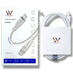 Cabo USB-C P/  Tipo-C 1m 60W Wefix 
