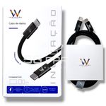 Cabo USB-C P/ Tipo-C 1.3m 240W Wefix 
