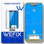 Vidro Aro e Oca iPhone 15 Pro Wefix