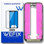 Vidro Aro e Oca iPhone 15 Wefix