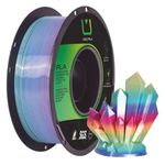 Filamento PLA Cristal Rainbow 1kg Multfila Para Impressora 3D 1.75mm