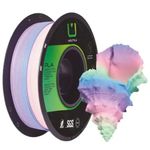 Filamento PLA Matte Rainbow Coral Colors 1kg Multfila Para Impressora 3D 1.75mm