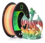 Filamento PLA Silk Rainbow 1kg Multfila Para Impressora 3D 1.75mm