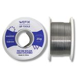 Fio de Solda Estanho Sn/Pb 0.8mm - 25 gramas Wefix