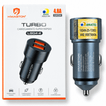 Carregador Veicular H'MASTON 2 USB 4.8A LS04-4 ANATEL