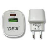 Fonte Carregador Turbo 20W USB/USB-C DJ-A88 Deji ANATEL