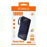 Bateria Portátil Power Bank A'Gold BTE-18A 10.000mAh