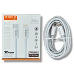 Cabo Turbo USB-C Para Lightning 30W 2M A'Gold CB104