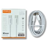 Cabo Turbo USB-C Para Tipo-C 60W 2M A'Gold CB-105