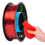 Filamento TPU Translucido 1kg Multfila Para Impressora 3D 1.75mm