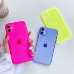 Capa Silicone Neon Apple