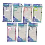 Capa Silicone Transparente Colors Apple