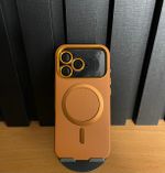 Capa Couro MagSafe C/ Pelicula Câmera iPhone 17 Pro