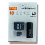 Cartão de Memória A'Gold C/ Adatador USB