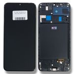 Frontal Tela Samsung A20 Oled NN C- Aro