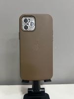 Capa Couro C/ Pelicula Camera iPhone 12 - iPhone 12 Pro