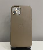 Capa Couro C/ Pelicula Camera iPhone 13