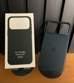 Capa Couro C/ Pelicula Camera iPhone 15 Pro Max