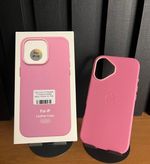 Capa Couro C/ Pelicula Camera iPhone 16