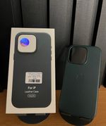Capa Couro C/ Pelicula Camera iPhone 16 Pro