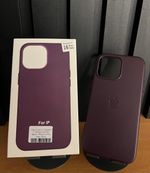 Capa Couro C/ Pelicula Camera iPhone 16 Pro Max