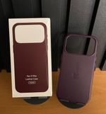 Capa Couro C/ Pelicula Camera iPhone 17 Pro