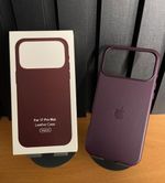 Capa Couro C/ Pelicula Camera iPhone 17 Pro Max