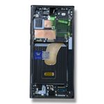 Frontal Tela Samsung S22 Ultra Nacional Wefix C- Aro Preto