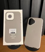 Capa Couro C/ Pelicula Camera iPhone 16