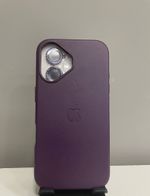 Capa Couro C/ Pelicula Camera iPhone 16