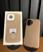 Capa Couro C/ Pelicula Camera iPhone 16