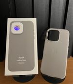 Capa Couro C/ Pelicula Camera iPhone 16 Pro