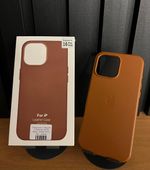 Capa Couro C/ Pelicula Camera iPhone 16 Pro Max