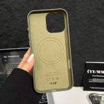 Capa Couro MagSafe C/ Pelicula Câmera iPhone 12 Pro Max