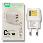 Fonte Carregador Turbo 20W USB/USB-C DJ-A88 Deji ANATEL